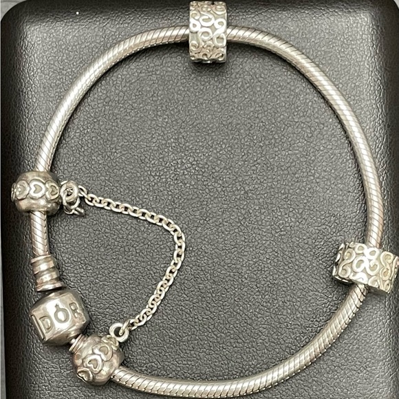 Pandora Jewelry Pandora Moments Snake Chain Bracelet 75 With 2